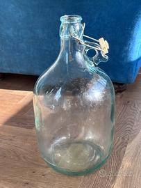 10 bottiglioni in vetro da 5 litri