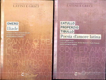Lotto 6 Libri CLASSICI GRECI LATINI