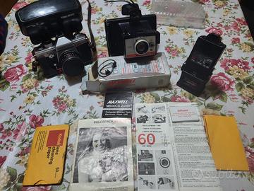 Praktica MTL3 SLR 35 mm and Polaroid Colorpack 80