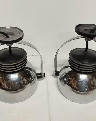coppia  lampade design Space Age anni 70 Philips 