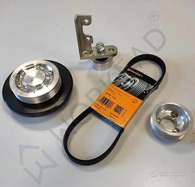 Kit Pulegge in Alluminio + Cinghia +Tendicinghia