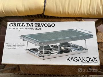 Kasanova pietra ollare grill carne pesce verdure