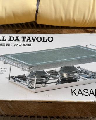 Kasanova pietra ollare grill carne pesce verdure