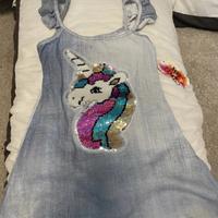 Vestitino unicorno bambina