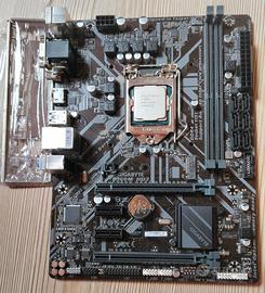 Scheda Madre Gigabyte B360M HD3 + G5400 o i3-9100F