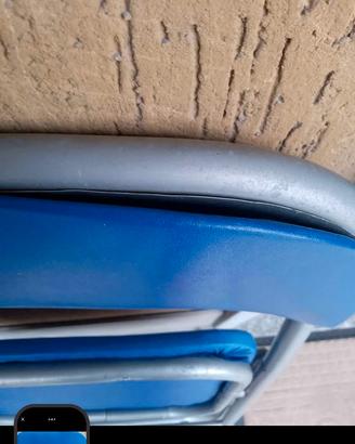 sedia in ferro da interno esterno pieghevole 