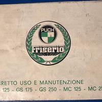 Libretto uso e manutenzione Puch Frigerio GS e MC