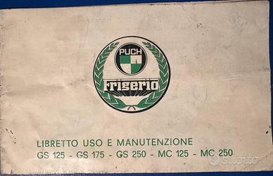 Libretto uso e manutenzione Puch Frigerio GS e MC