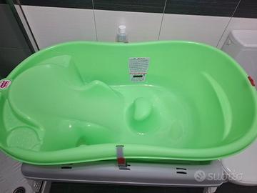 vaschetta bagnetto bambini con supporto