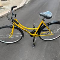 Bici bianchi gialla e nera anni 80 restaurata