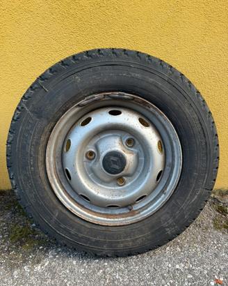 Cerchio in ferro originale renault 4