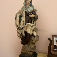 Madonna in cartapesta del 1800