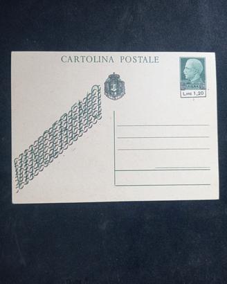 CARTOLINA POSTALE •FIL.C 116 Lire 1,20 su Cent.15•