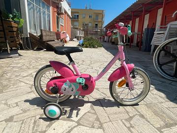 Bici B-Twin " Unicorn " Bambina con ruotine
