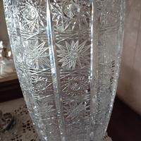 Vaso cristallo di Boemia 