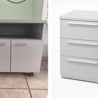 Set mobili ufficio grigi