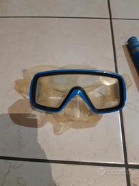 maschera Cressi con boccaglio 