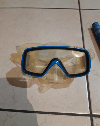 maschera Cressi con boccaglio 