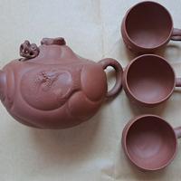 Teiera cinese in terracotta vintage