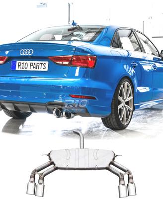 SILENZIATORE DI SCARICO PER AUDI A3 SEDAN 13-20 LO