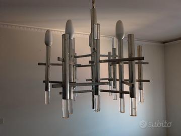 lampadario vintage anni 70 di Gaetano Sciolari