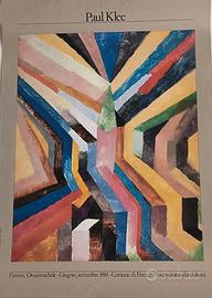 POSTER ORIGINALE DELLA MOSTR DI PAUL KLEE del 1981