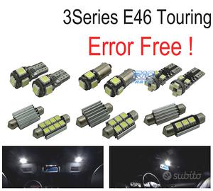 KIT 18 LAMPADE LED INTERNE BMW SERIE 3 E46 WAGON T