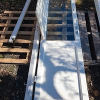 portafinestra in legno con scurini