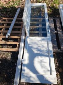 portafinestra in legno con scurini