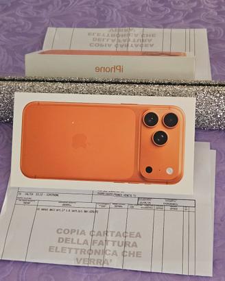 iPhone 17 pro max 256 Nuovo (fattura) arancio 
