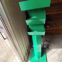 Distributore shopper in metallo