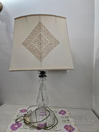 lume in tessuto e vetro 