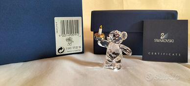 Swarovski Kris bear Buon compleanno 