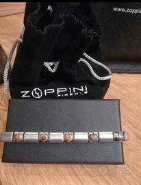 bracciale ragazza argento con cuoricini Zoppini