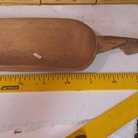 antica sessola paletta per cereali in legno