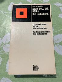 Studi sull’età della restaurazione - Adolfo Omodeo