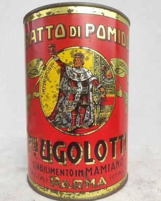 Scatola latta pomodoro Ugolotti Parma