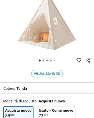 Tenda indiana per bambini