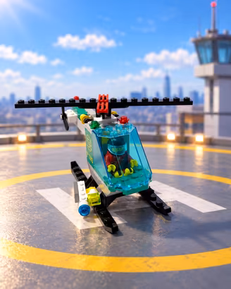 Lego City 6425 - TV Chopper - 1999