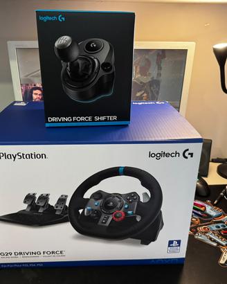Logitech g29 + cambio H logitech