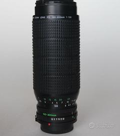 OBIETTIVO CANON FD 100-300 f5.6 MACRO