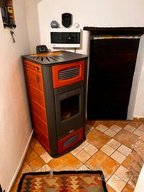 Stufa a pellet Anselmo Cola 22kw idropellet