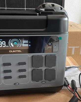 Powerstation Oukitel 2400w batteria 2048wh lifepo4