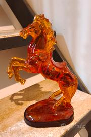 Scultura Cavallo Rampante in Resina - Feng Shui