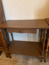 Carrello con cassetto altezza con ruote 79 cm