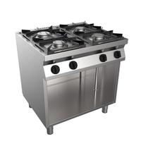 Cucina a gas 4 fuochi vano a giorno linea 70
