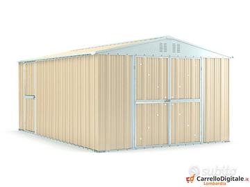 Box capanno acciaio lamiera 327x459cm avorio