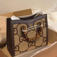 Borsa Gucci Diana Bamboo Jumbo GG