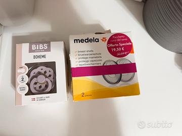Ciuccio BIBS , MEDELA – Coppette Raccoglilatte 2pz