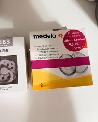 Ciuccio BIBS , MEDELA – Coppette Raccoglilatte 2pz